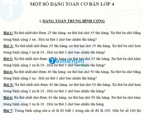 toan co ban lop 4