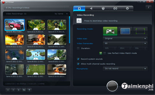 Nhấn vào ảnh để phóng to tai action