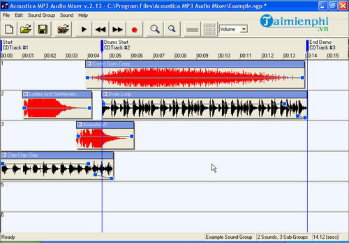 acoustica mp3 audio mixer