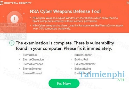 nsa cyber weapons defense tool