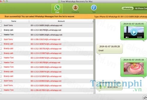 free whatsapp recovery for mac