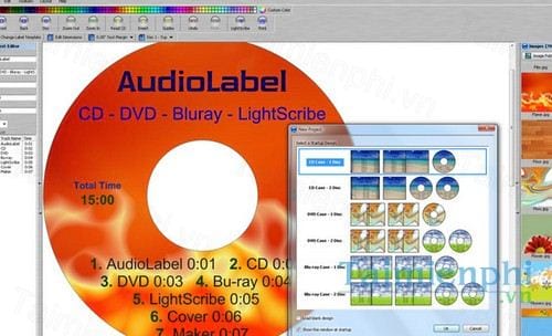 audiolabel cd dvd cover maker