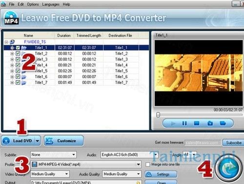 free dvd to mp4 converter