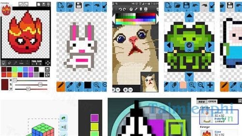 Tung hứng và sáng tạo ngay trên điện thoại của bạn với ứng dụng Dotpict cho Android. Vẽ những bức tranh đầy màu sắc và khiến bạn tự hào với những tác phẩm của mình.