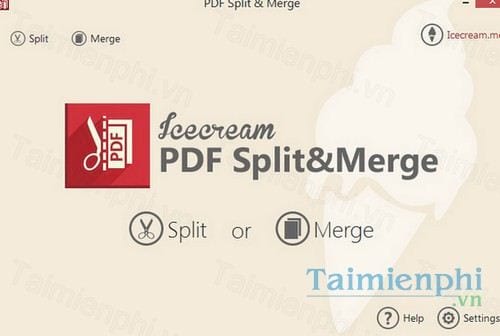 icecream pdf split merge