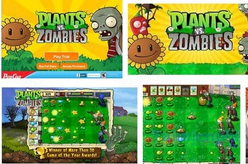 Download Plants Vs. Zombies Free Cho Android - Game Chiến Thuật Tiêu D