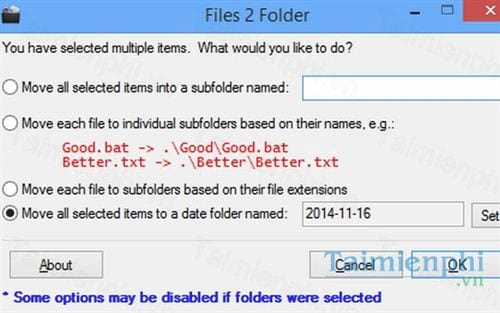 files 2 folder