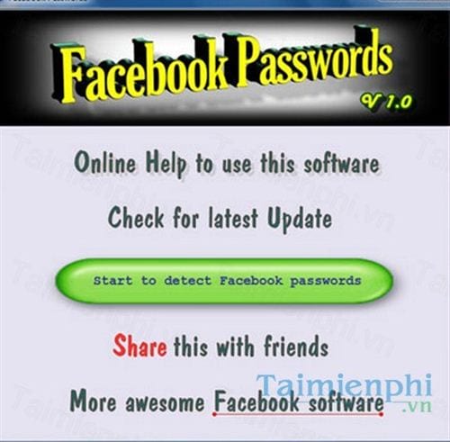 facebook passwords