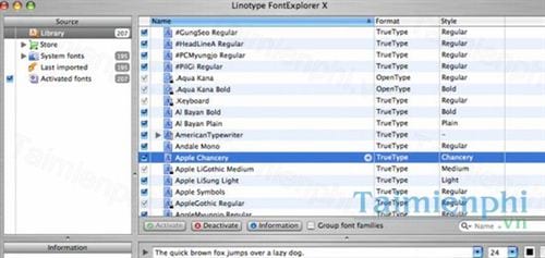 linotype fontexplorer x for mac