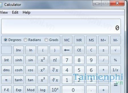 Windows7 Calculator